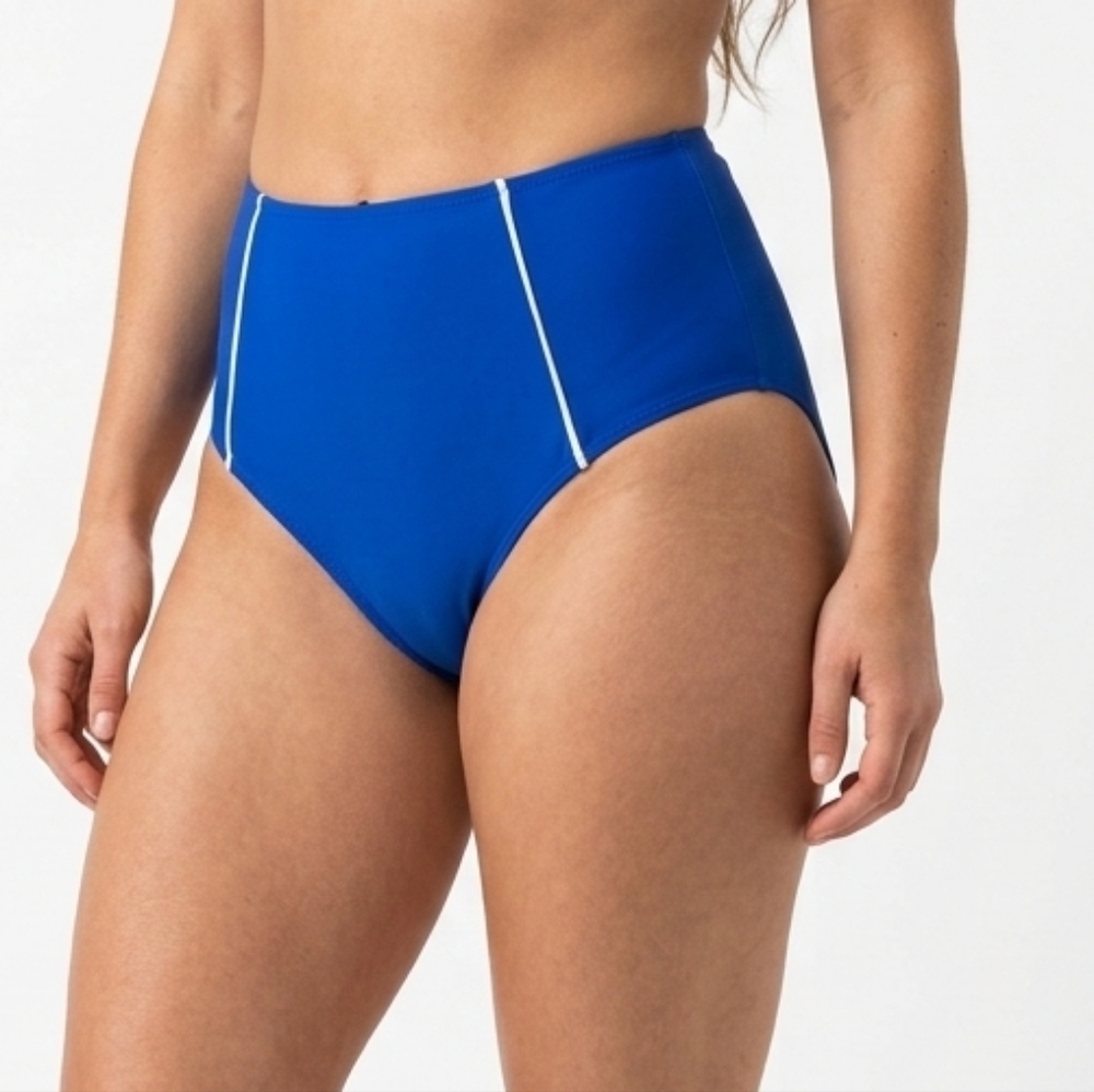 Cupshe Royal Blue High-Waisted Bikini Bottom NWT